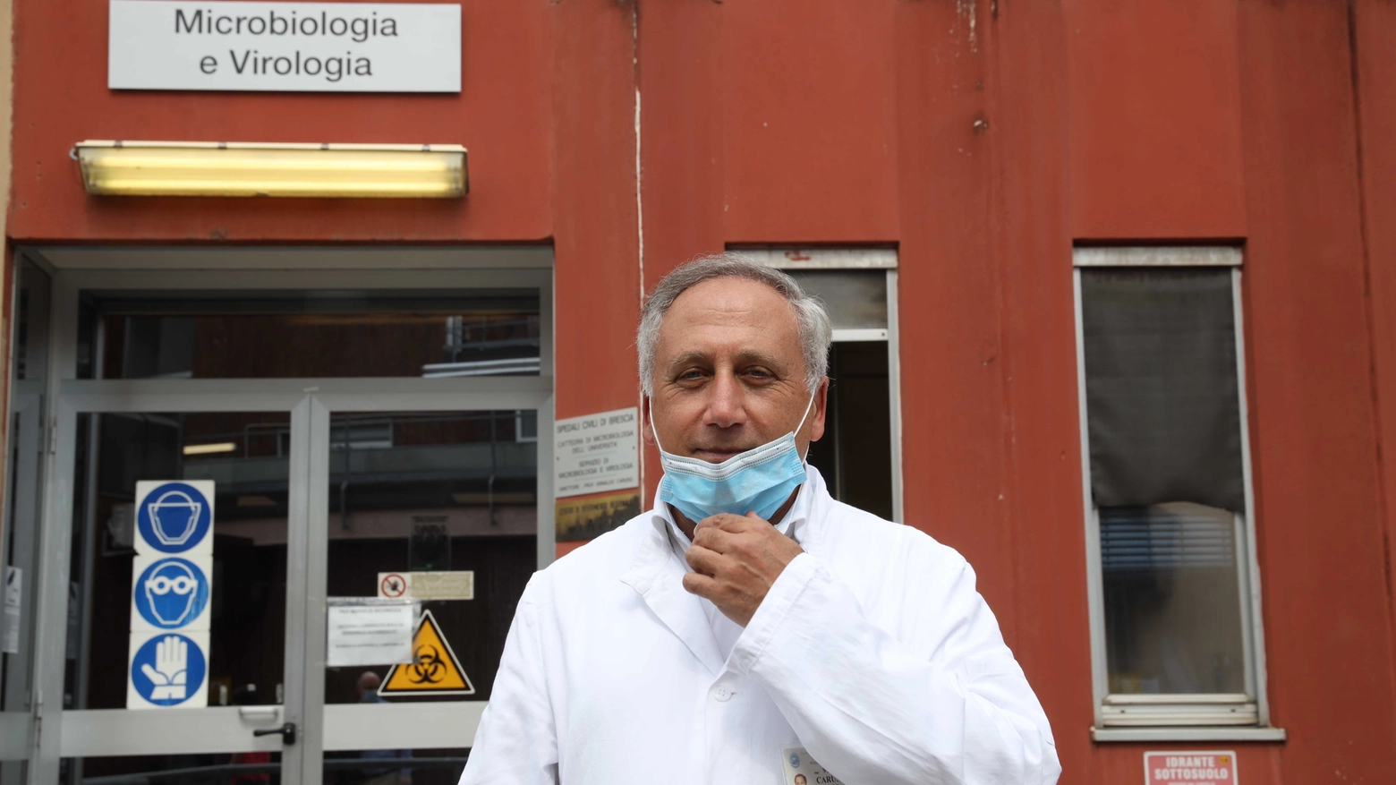 Arnaldo Caruso, direttore Laboratorio di Microbiologia dell’Asst Spedali Civili a Brescia