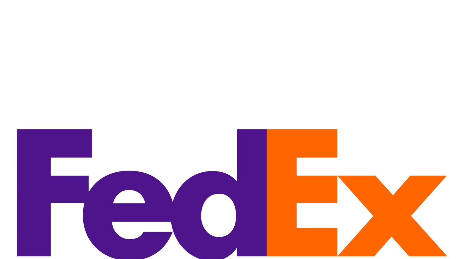 Il marchio della società di trasporti Fedex