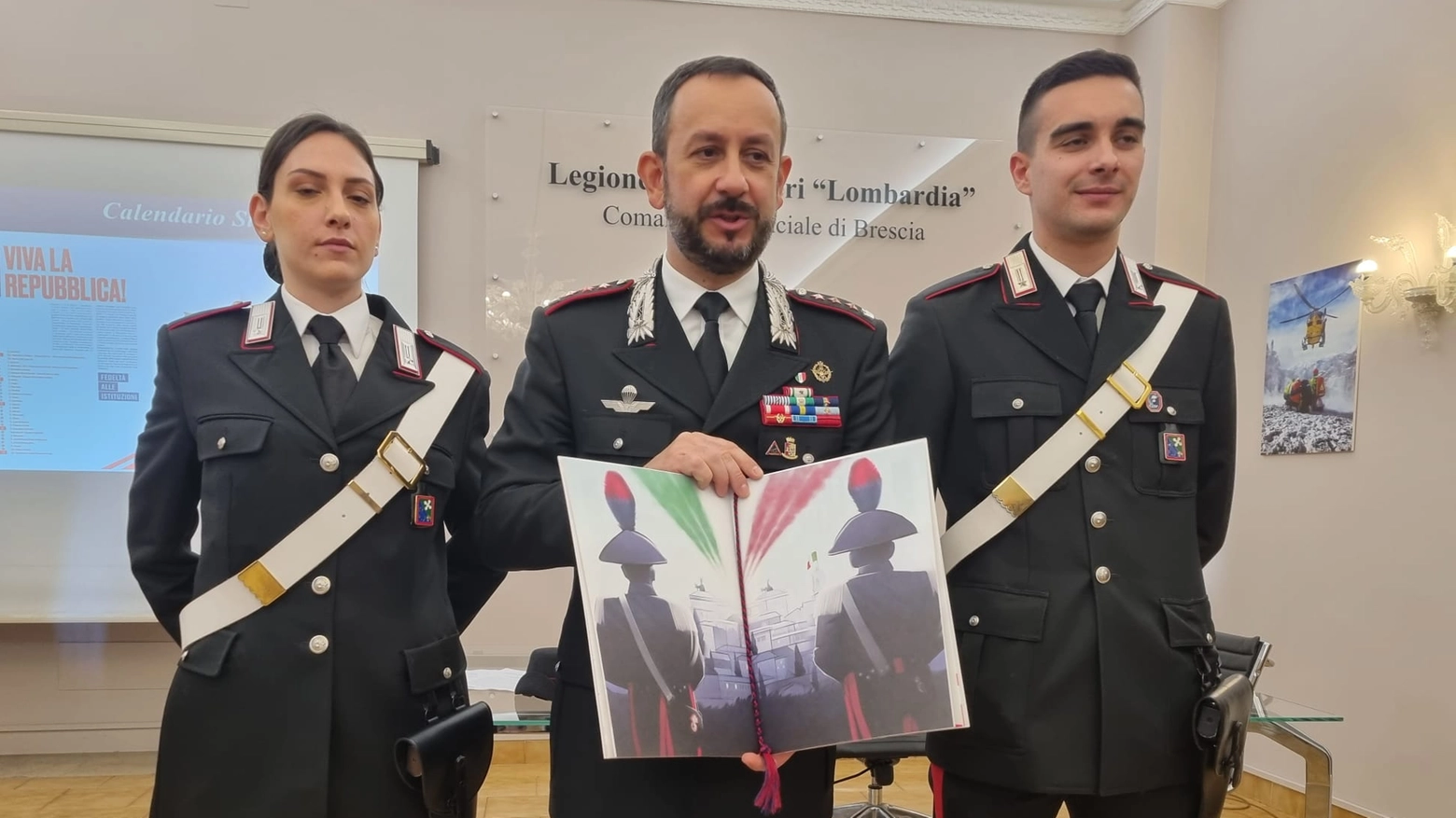 La presentazione del calendario storico La presentazione del calendario storico