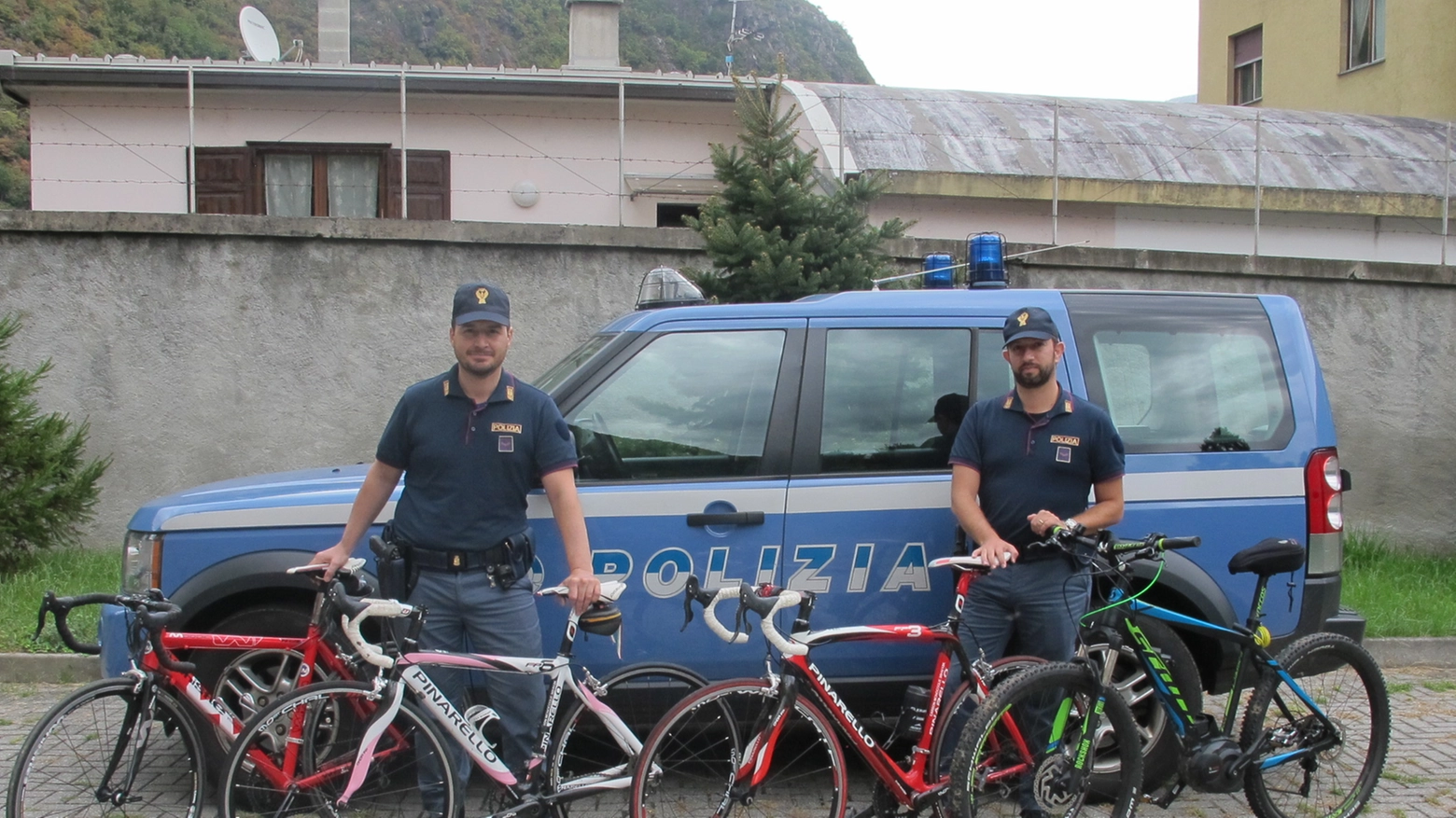 Le biciclette rubate e ritrovate dalla Polizia di Frontiera