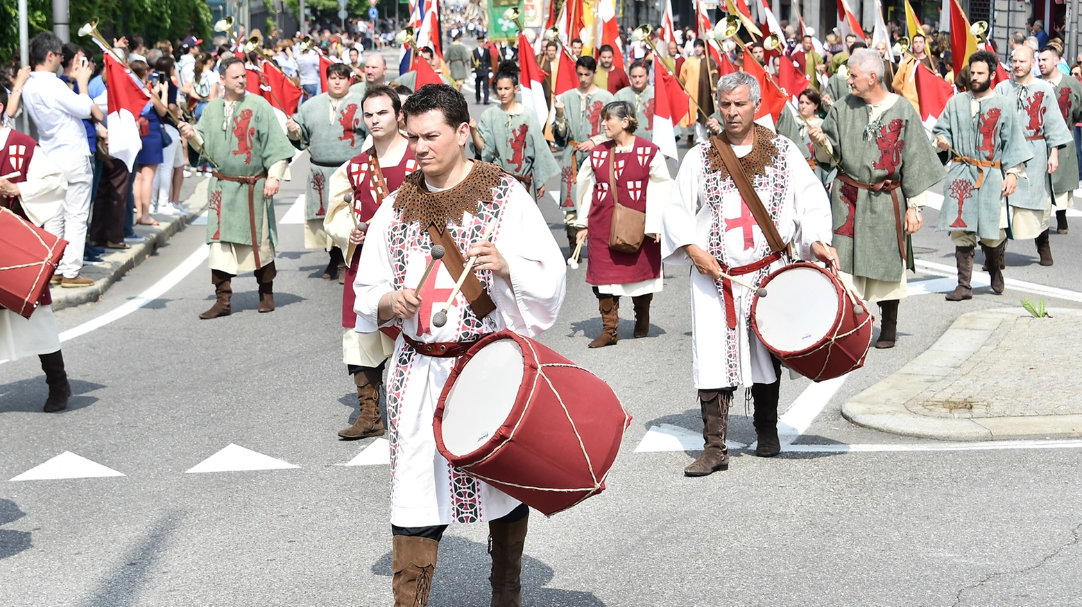 La sfilata storica del Palio di Legnano