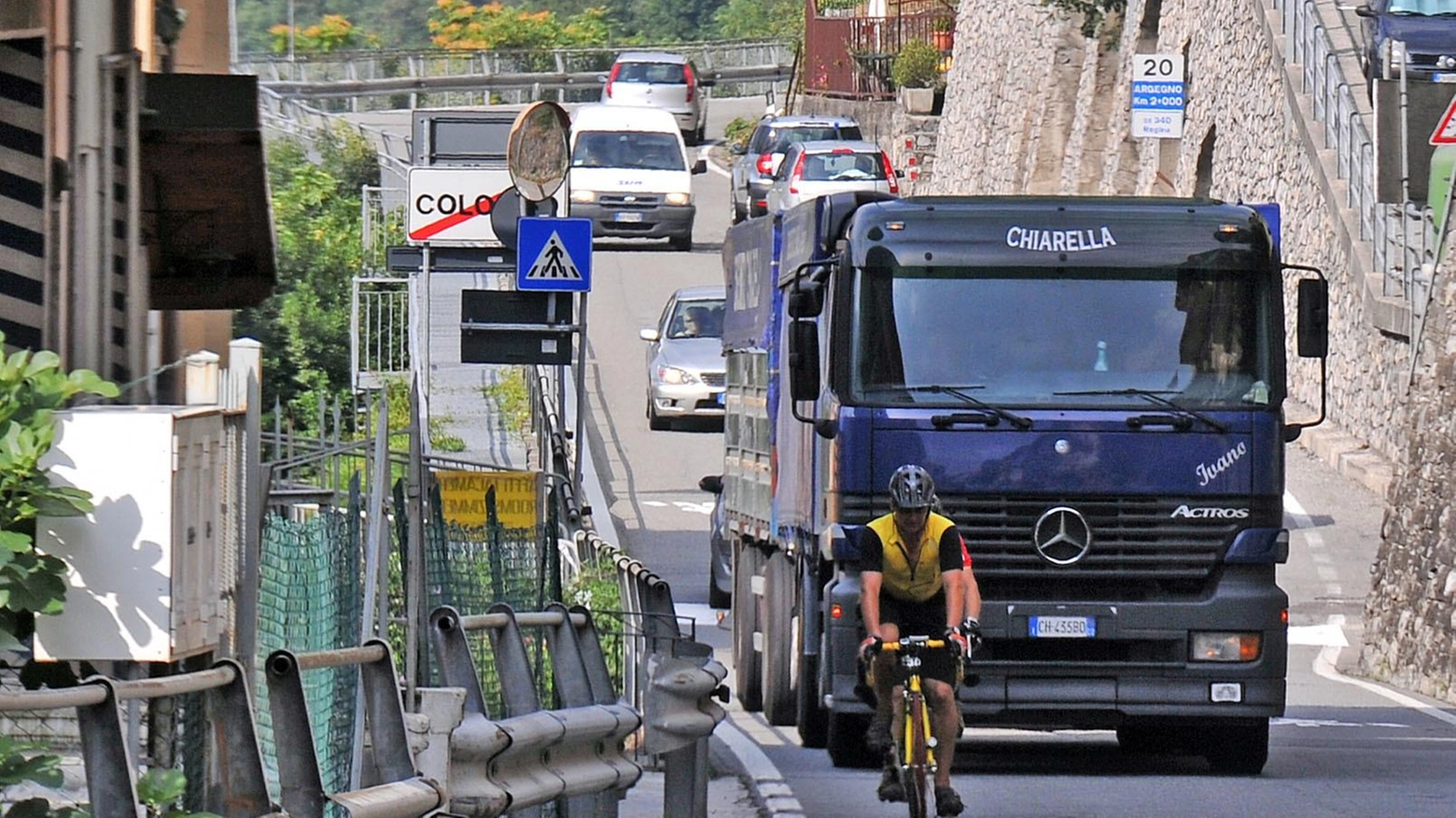 Lavori per la variante della Tremezzina Lavori per la variante della Tremezzina