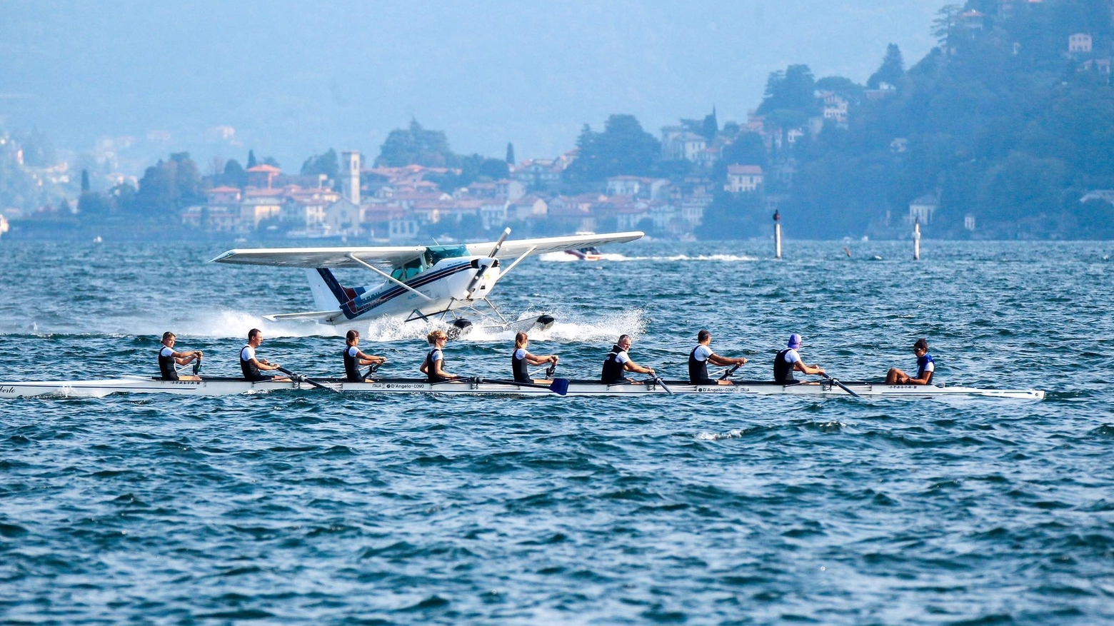 Un momento della gara Un momento della gara
