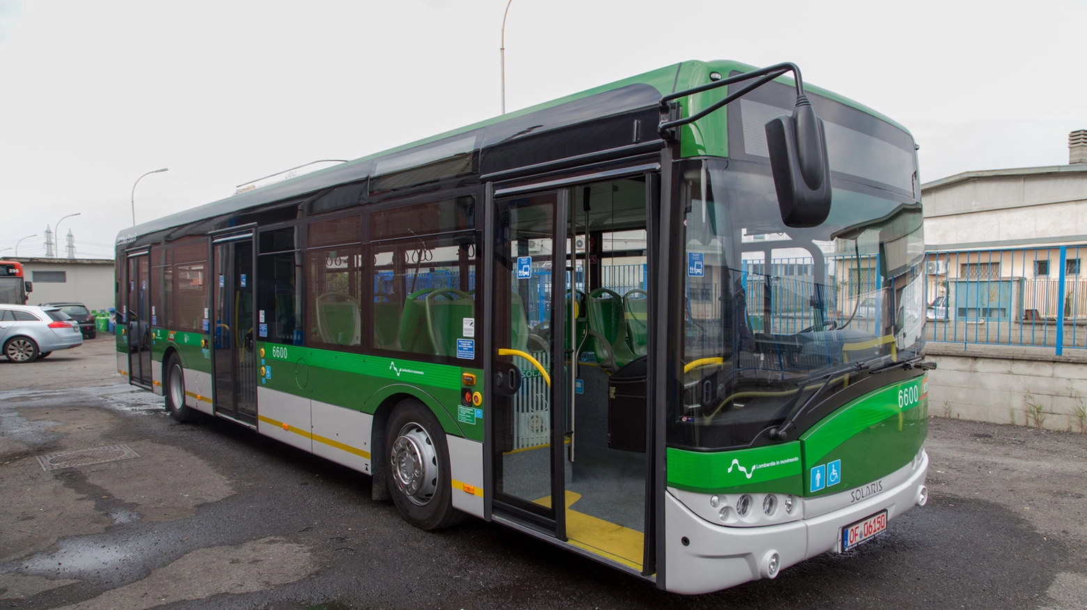 Il primo dei nuovi autobus acquistati da Atm