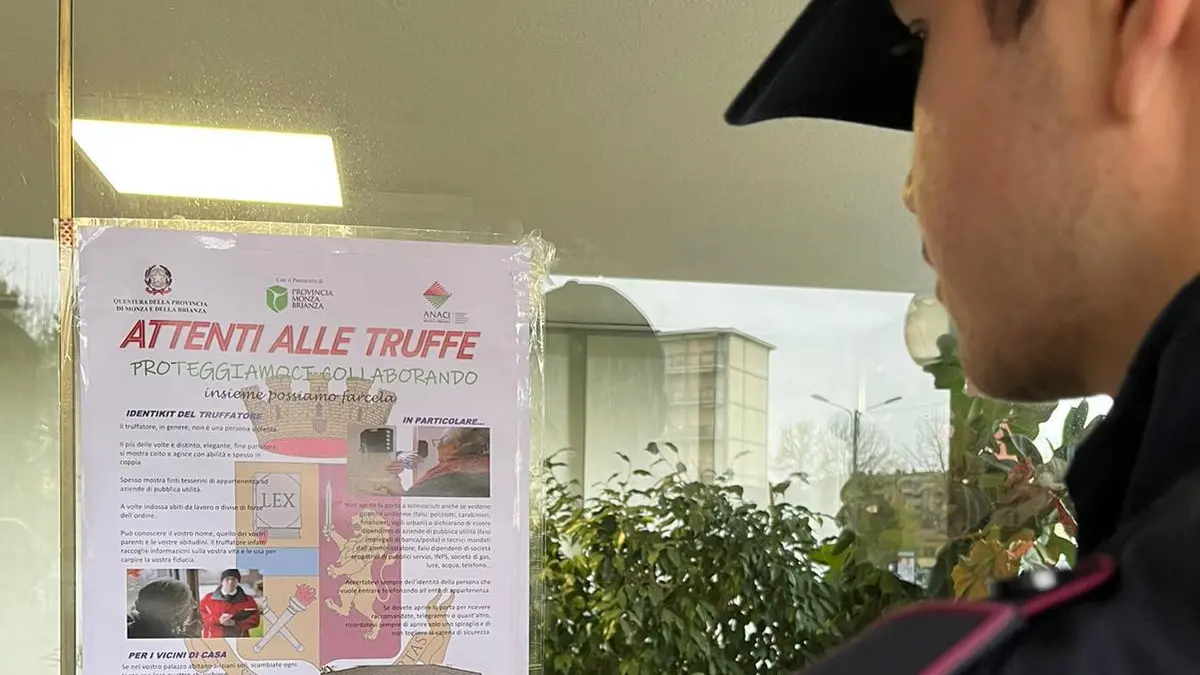 Volantino contro le truffe agli anziani Volantino contro le truffe agli anziani