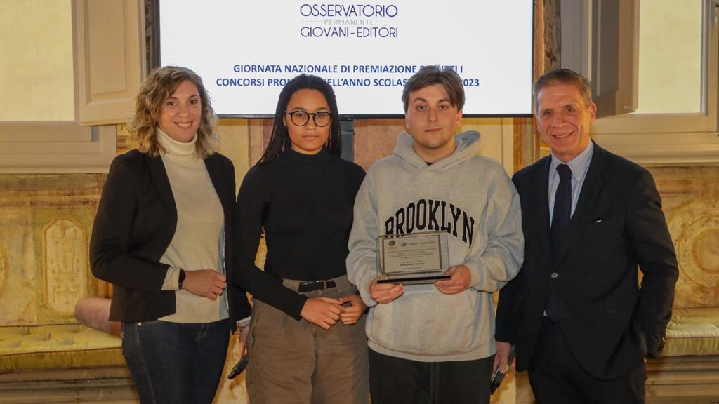 La premiazione del concorso promosso dall'Osservatorio permanente dei Giovani Editori