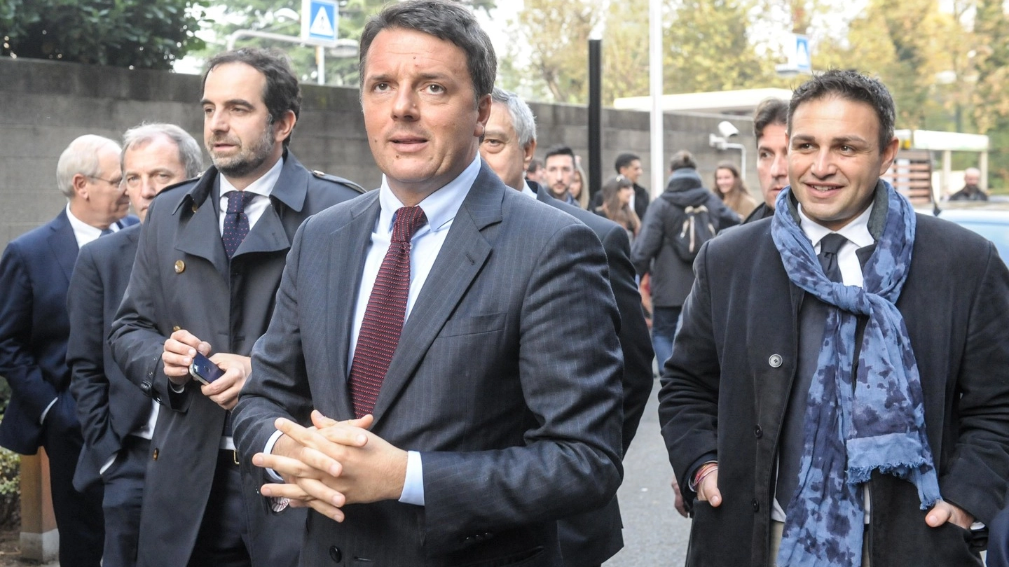  Da sinistra Alessandro Alfieri, Matteo Renzi e Samuele Astuti