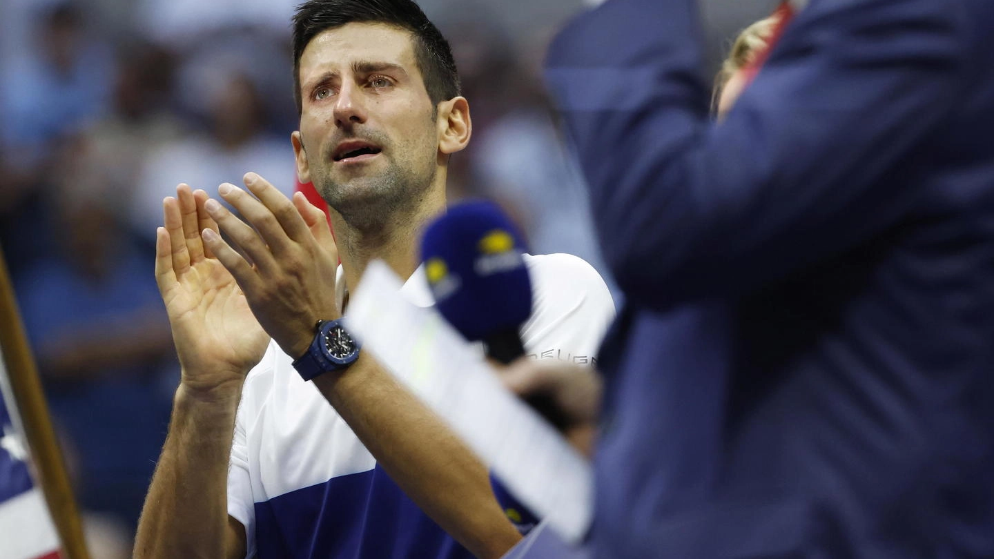 Novak Djokovic mostra tutte le sue emozioni dopo la finale 