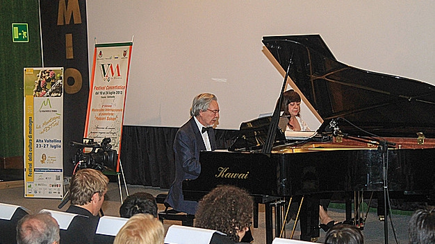 Un duo esibitosi al piano nelle scorse edizioni