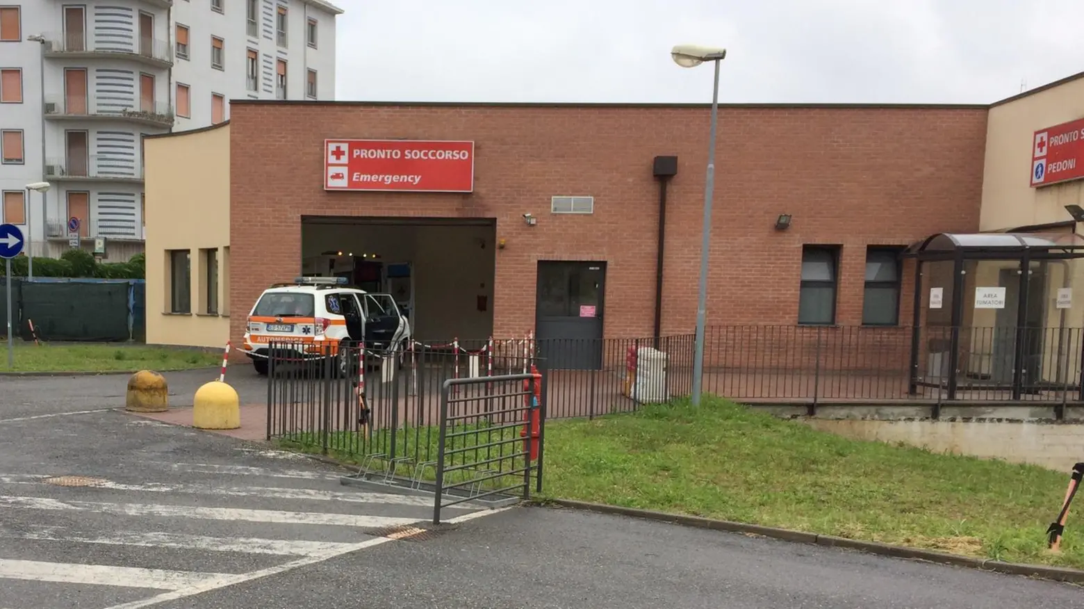 L'ingresso del pronto soccorso di Vigevano L'ingresso del pronto soccorso di Vigevano