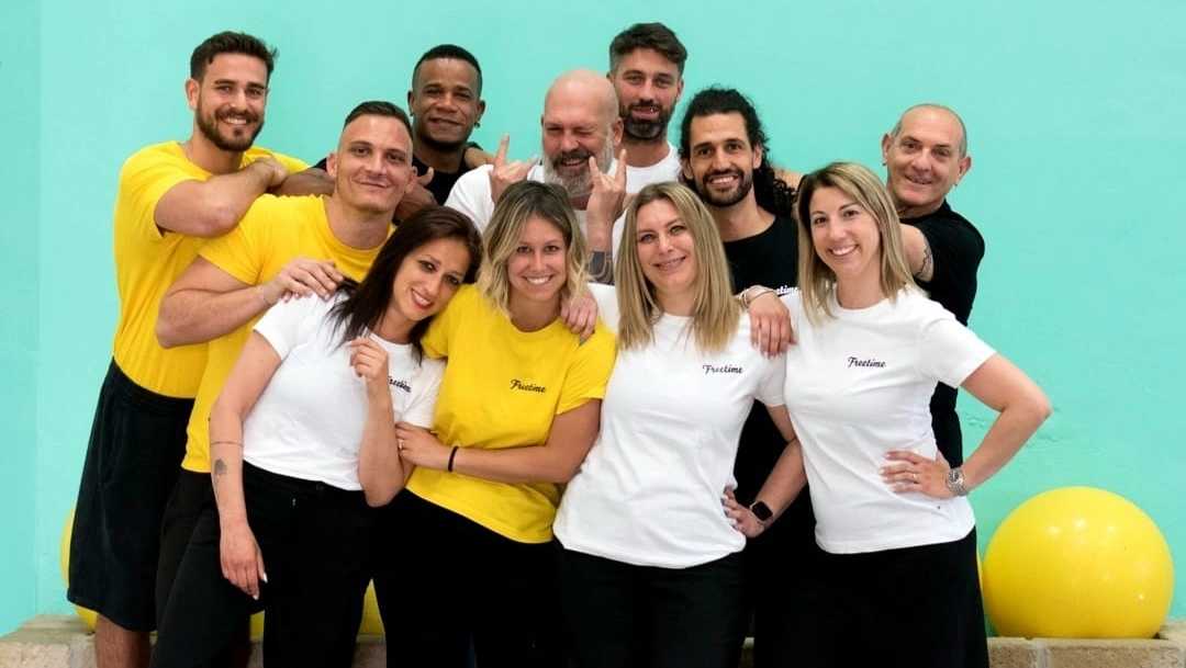 Il team di Freetime che gestirà la palestra di Somaglia Il team di Freetime che gestirà la palestra di Somaglia