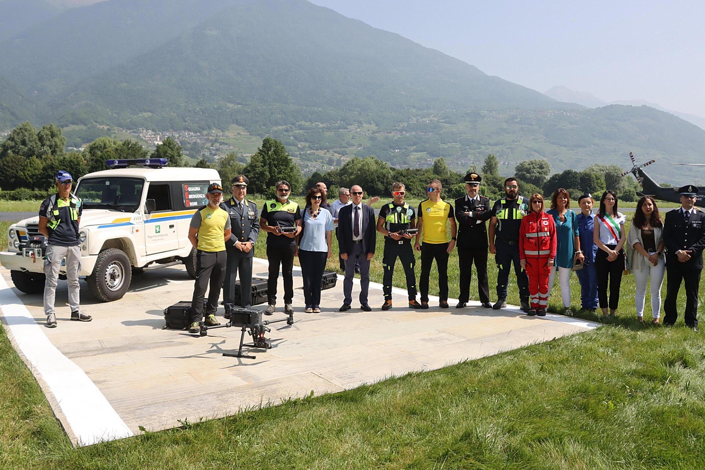 Squadra droni, ora gli occhi sulle Olimpiadi invernali Squadra droni, ora gli occhi sulle Olimpiadi invernali