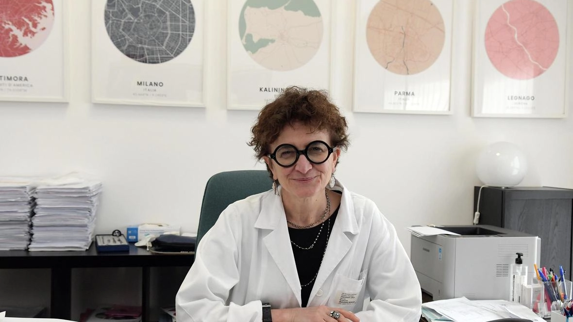 La dottoressa Carla Zanferrari, dirigente della divisione di Neurologia dell’Asst