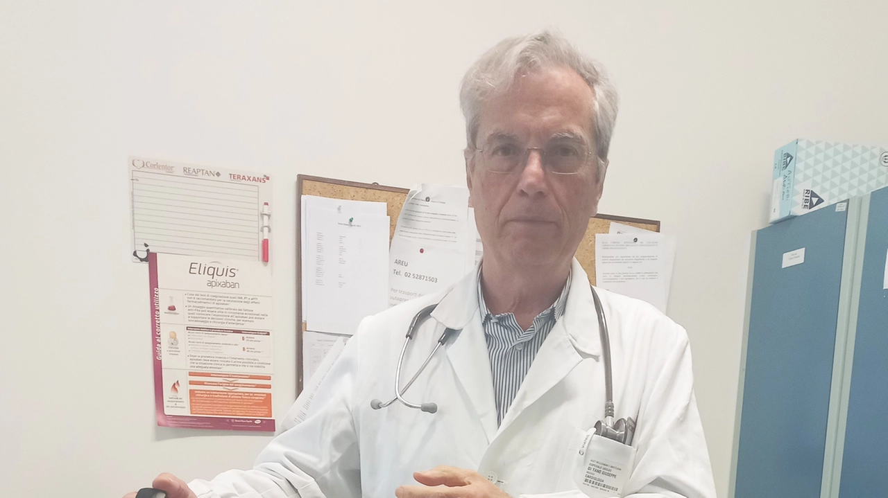 Il primario Giuseppe Di Tano con LifeVest