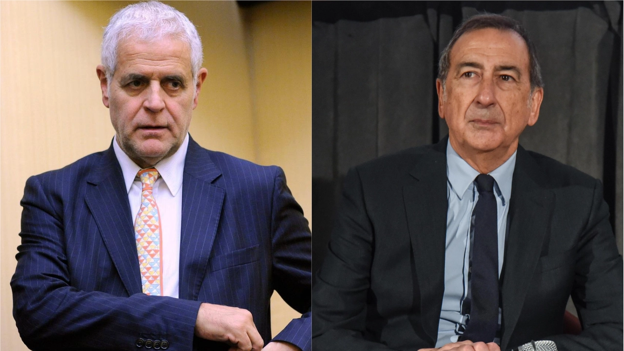 Roberto Formigoni e il sindaco di Milano, Beppe Sala