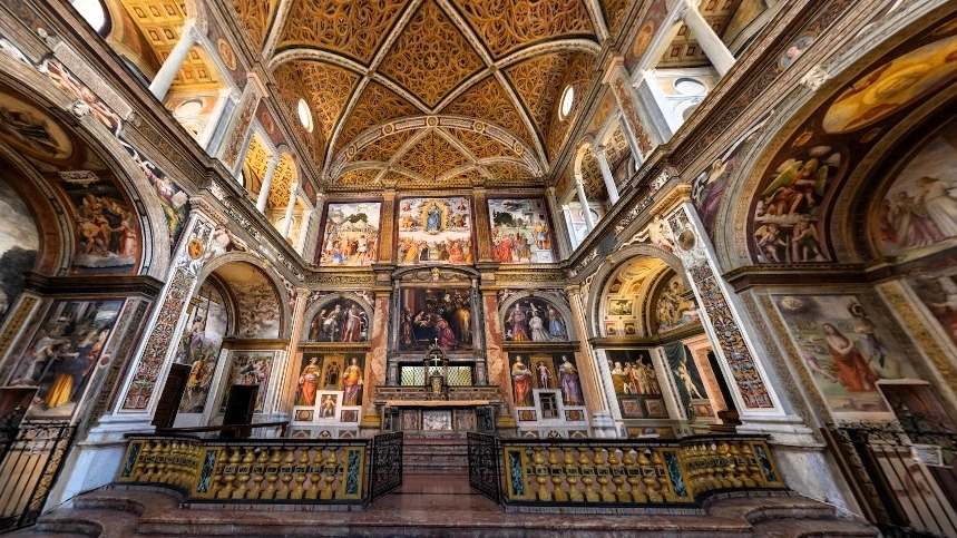La chiesa di San Maurizio al Monastero Maggiore è conosciuta come la Cappella Sistina di Milano La chiesa di San Maurizio al Monastero Maggiore è conosciuta come la Cappella Sistina di Milano
