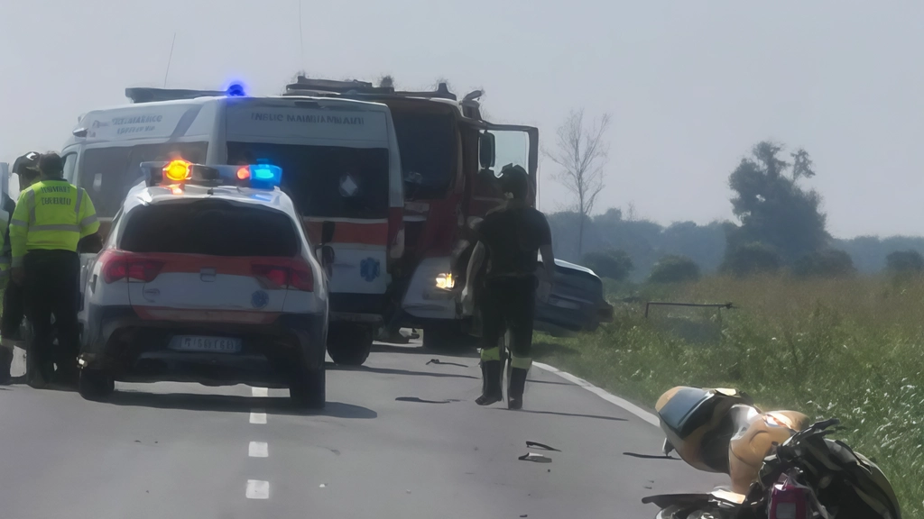 La scena dell’incidente costato la vita a Jacopo Giordano di 24 anni La scena dell’incidente costato la vita a Jacopo Giordano di 24 anni