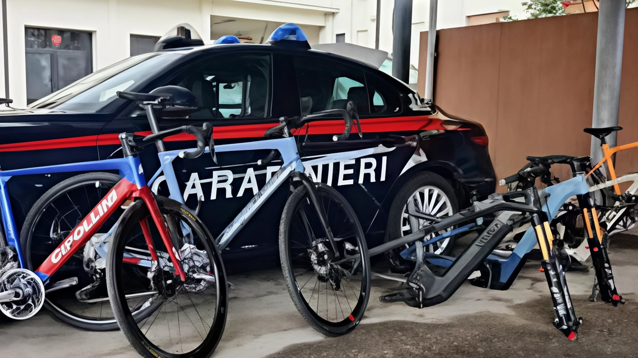 Tre giovani moldavi sono stati denunciati per ricettazione dopo essere stati sorpresi dai carabinieri con bici di lusso rubate nascoste in un bosco della Valsabbia. Parte del bottino è stato recuperato e restituito al legittimo proprietario. Tre giovani moldavi sono stati denunciati per ricettazione dopo essere stati sorpresi dai carabinieri con bici di lusso rubate nascoste in un bosco della Valsabbia. Parte del bottino è stato recuperato e restituito al legittimo proprietario.