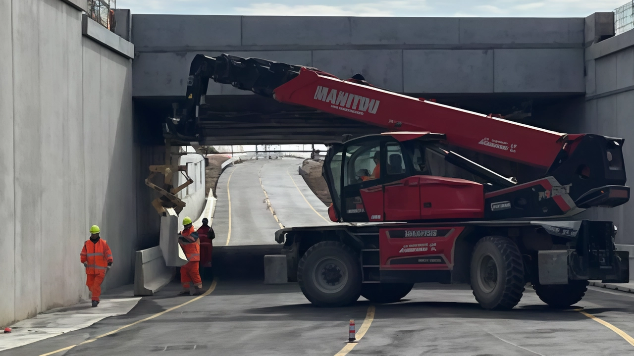 Muro abbattuto alla stazione del Terminal per consentire il proseguimento della linea. E dopo un anno e mezzo la prossima settimana sarà percorribile il nuovo tracciato della 33.