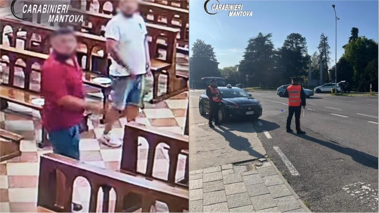 I due ladri inquadrati dalle telecamere di sicurezza in chiesa I due ladri inquadrati dalle telecamere di sicurezza in chiesa