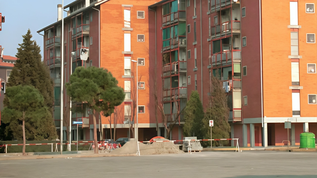 La zona di case popolari dove sono stati finanziati progetti di riqualificazione La zona di case popolari dove sono stati finanziati progetti di riqualificazione