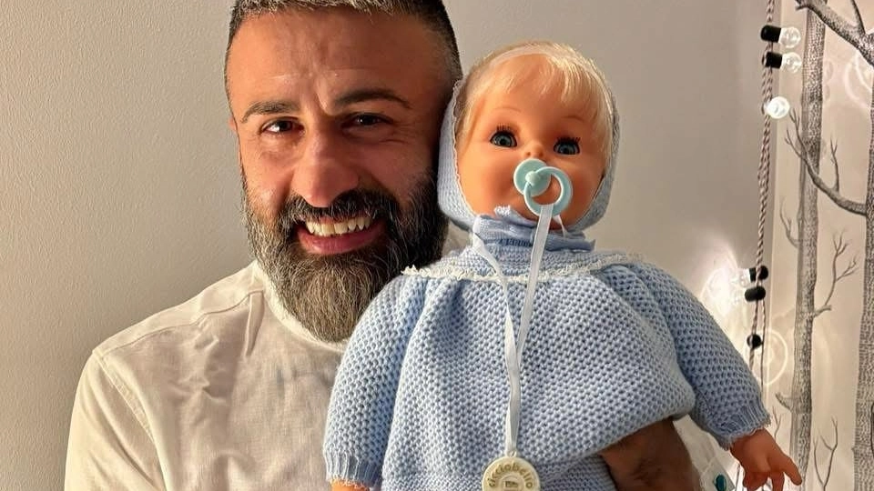 Sandro Nigro con alcuni dei Cicciobello Sandro Nigro con alcuni dei Cicciobello