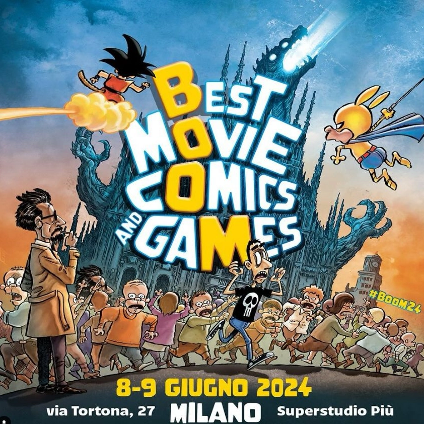 Best Movie Comics and Games 2024 (La locandina dell'evento, profilo Instagram)