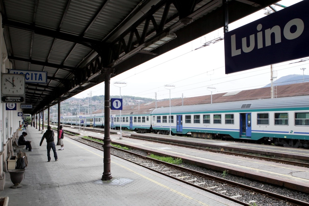 La stazione internazionale di Luino