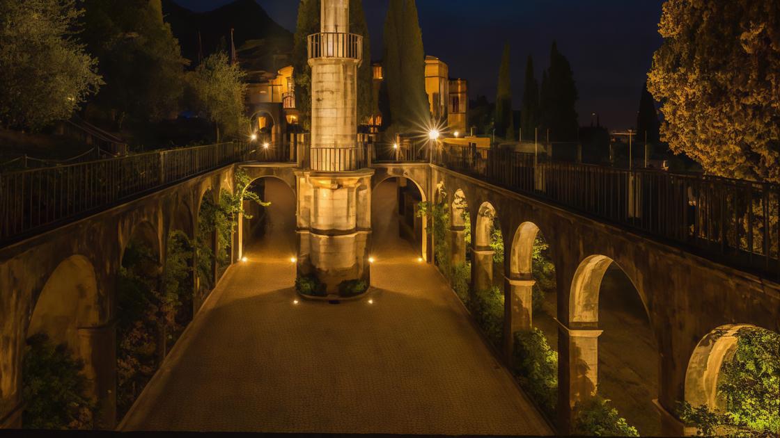 quelle notti magiche al vittoriale accompagnati dalla voce del vate