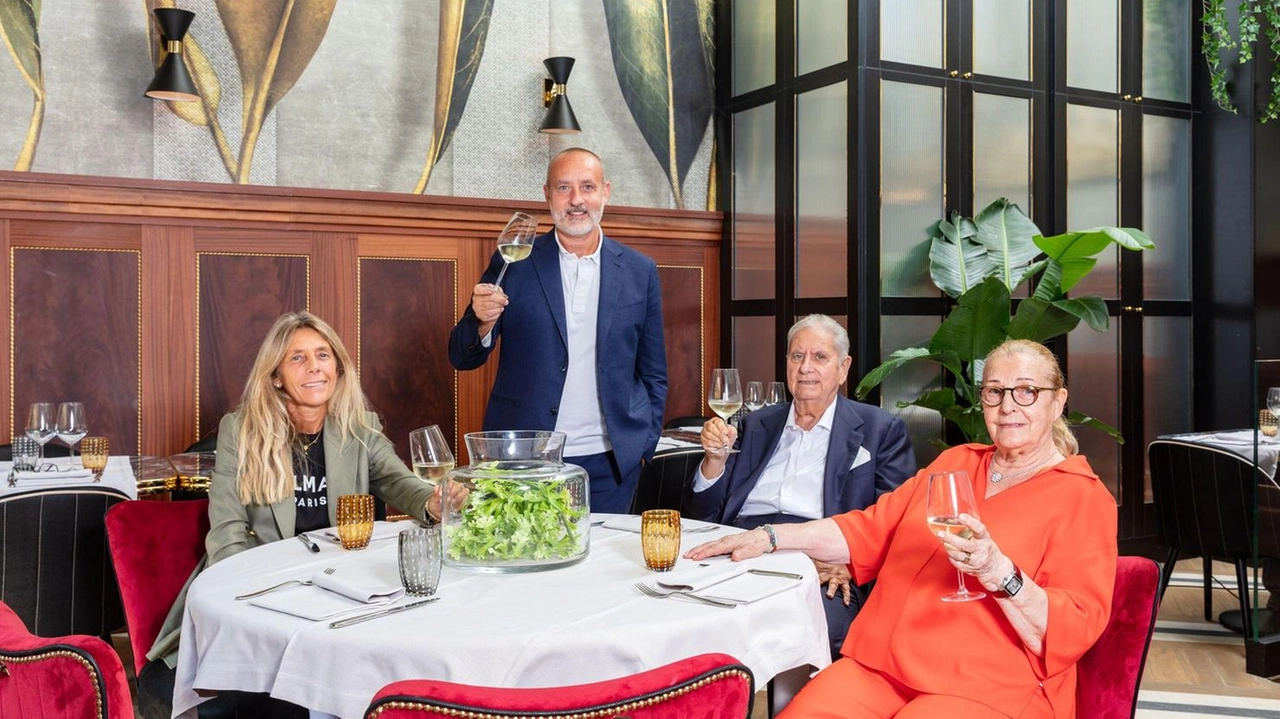 Da sinistra: Silvia e Fabio Cortesi con i genitori Alberto e Mariuccia Da sinistra: Silvia e Fabio Cortesi con i genitori Alberto e Mariuccia