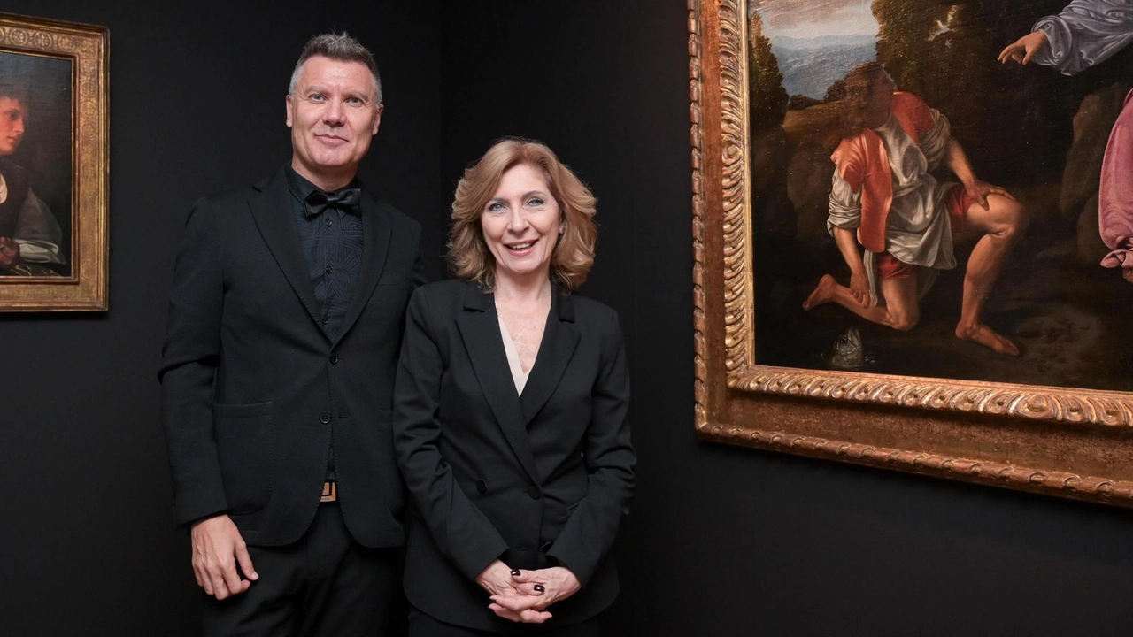 Massimiliano Capella, direttore della Casa Museo della Fondazione Zani, con Emanuela Settimi, curatrice di Villa Borghese Massimiliano Capella, direttore della Casa Museo della Fondazione Zani, con Emanuela Settimi, curatrice di Villa Borghese