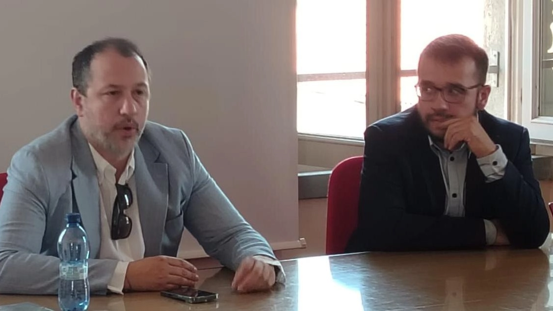 L’assessore regionale Gianluca Comazzi e Giorgio Monti