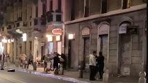 La rissa avvenuta poco prima delle 20.30 di sabato in via Padova La rissa avvenuta poco prima delle 20.30 di sabato in via Padova