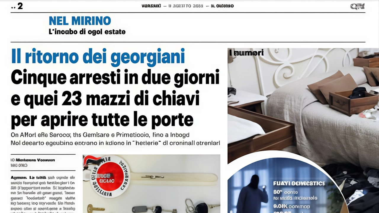 La pagina del Giorno di venerdì 9 agosto sul ritorno delle gang specializzate La pagina del Giorno di venerdì 9 agosto sul ritorno delle gang specializzate