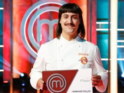 Edoardo Franco sul podio di MasterChef Italia 12