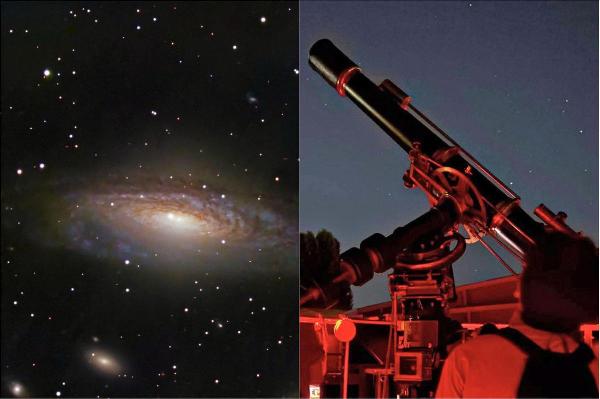 la luce di una supernova lontana 45 milioni di anni luce catturata dagli astrofili di rozzano la foto straordinaria