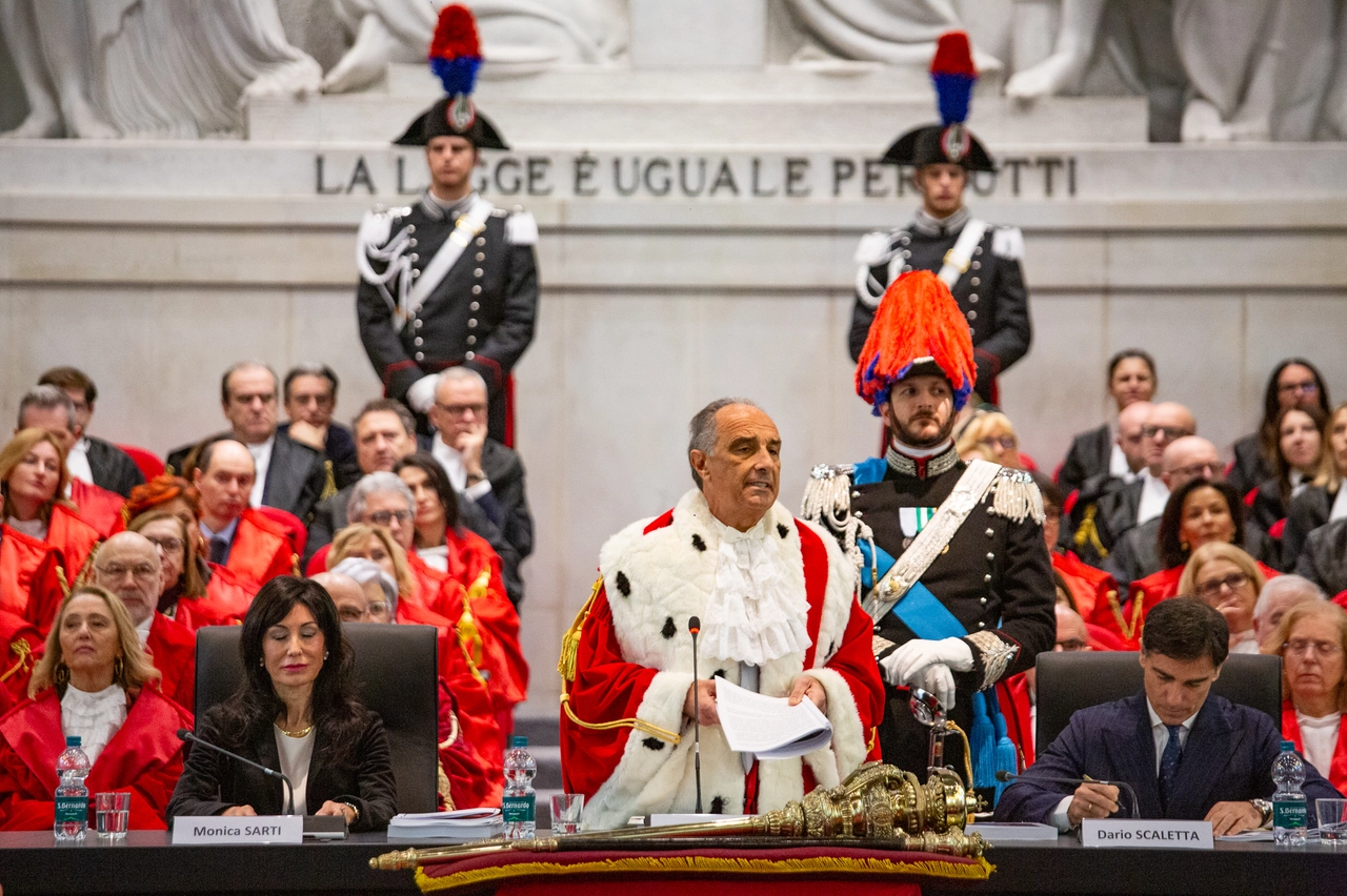 Il presidente della Corte d'Appello di Milano Giuseppe Ondei