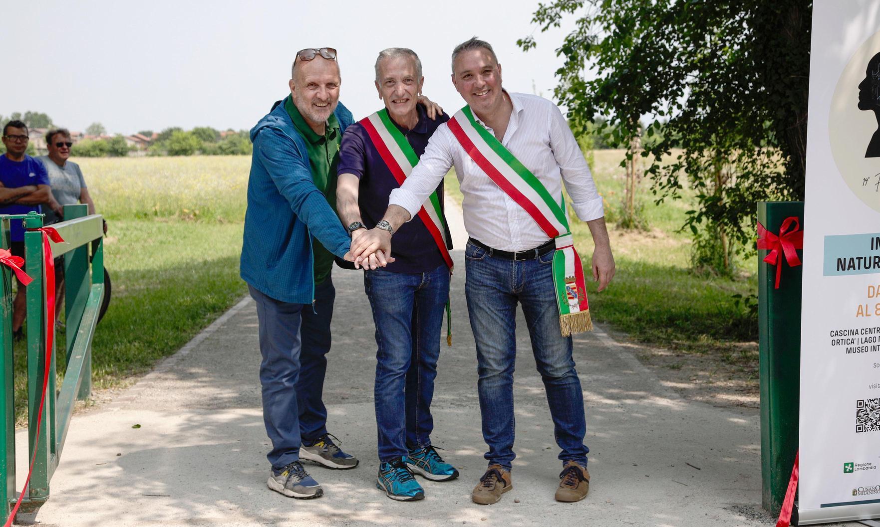 inaugurato l anello ciclopedonale così miglioriamo la qualità della vita 