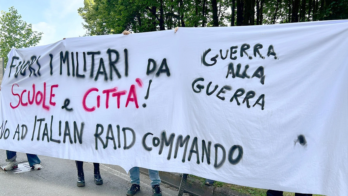 La protesta a Monza La protesta a Monza