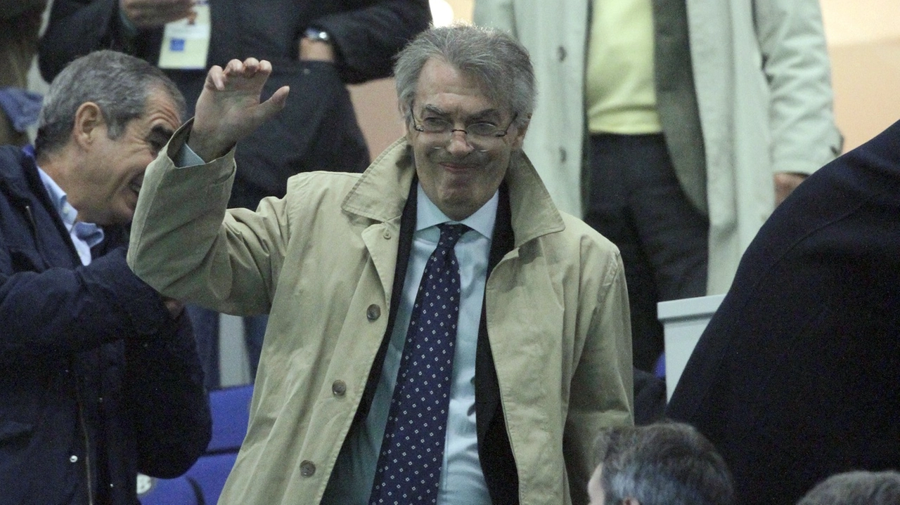 Massimo Moratti a San Siro