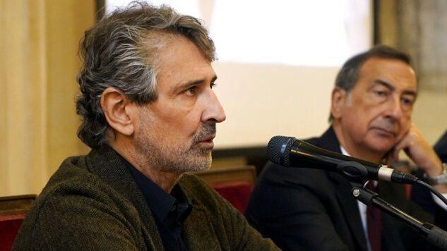 Da sinistra l’assessore comunale Giancarlo Tancredi 64 anni e il sindaco Giuseppe Sala 67 anni Da sinistra l’assessore comunale Giancarlo Tancredi 64 anni e il sindaco Giuseppe Sala 67 anni