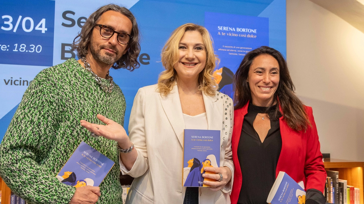Simone Marchetti, Serena Bortone e Francesca Vecchioni (Foto Fasani)