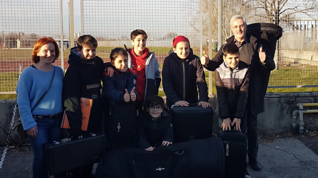 I membri del Corpo Musicale di Villasanta impegnati nel progetto con i detenuti I membri del Corpo Musicale di Villasanta impegnati nel progetto con i detenuti