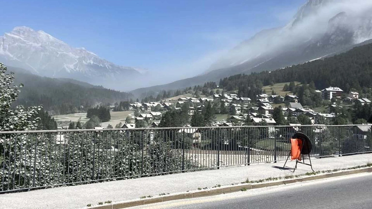 Distacchi da Croda Marcora, stesso punto di due settimane fa Distacchi da Croda Marcora, stesso punto di due settimane fa