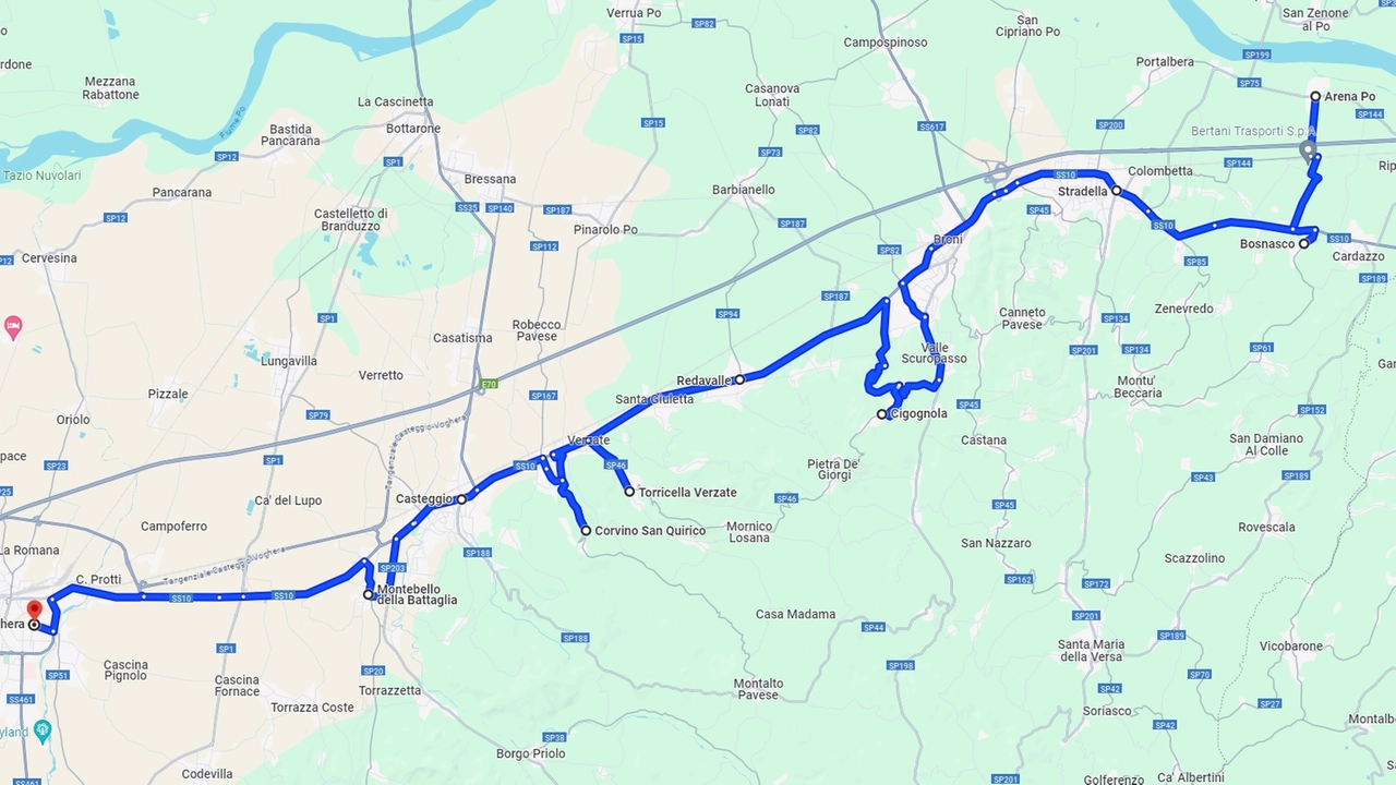 Tour de France, passaggio nell 'Oltrepò Pavese
