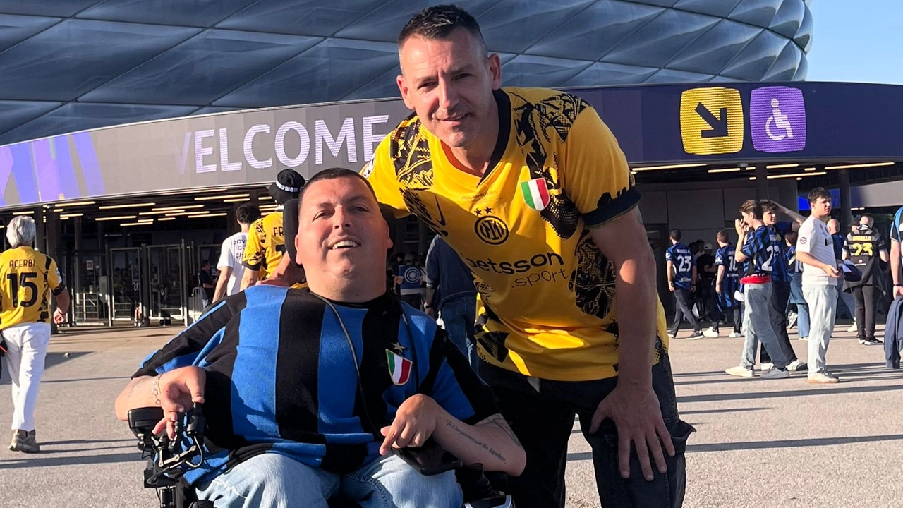 Riccardo Di Lella ha visto la prima partita della sua Inter quando aveva 5 anni, una passione che continua anche oggi. Nella foto all’Allianz Arena Riccardo Di Lella ha visto la prima partita della sua Inter quando aveva 5 anni, una passione che continua anche oggi. Nella foto all’Allianz Arena