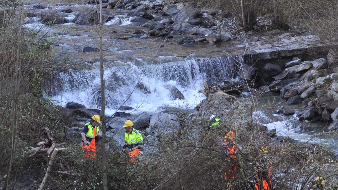 Il torrente Poschiavino Il torrente Poschiavino