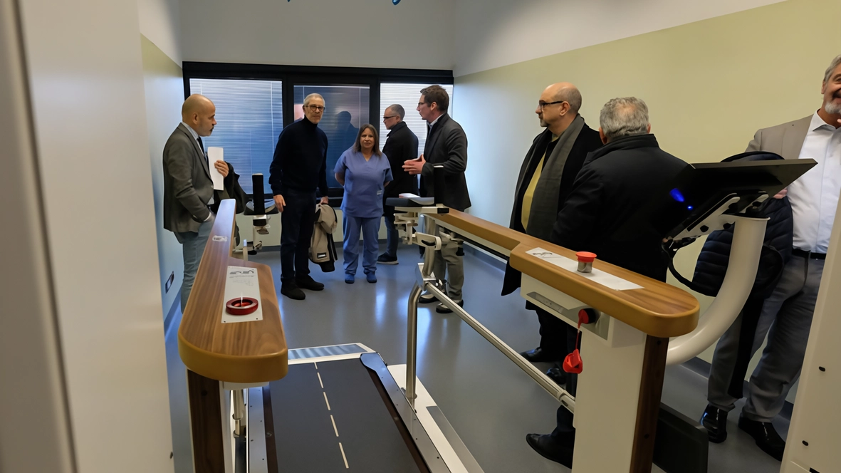 Nuova palestra di ultima generazione con sensori in 3D che facilitano la riabilitazione, anche a distanza. Una rivoluzione nelle cure... Nuova palestra di ultima generazione con sensori in 3D che facilitano la riabilitazione, anche a distanza. Una rivoluzione nelle cure...
