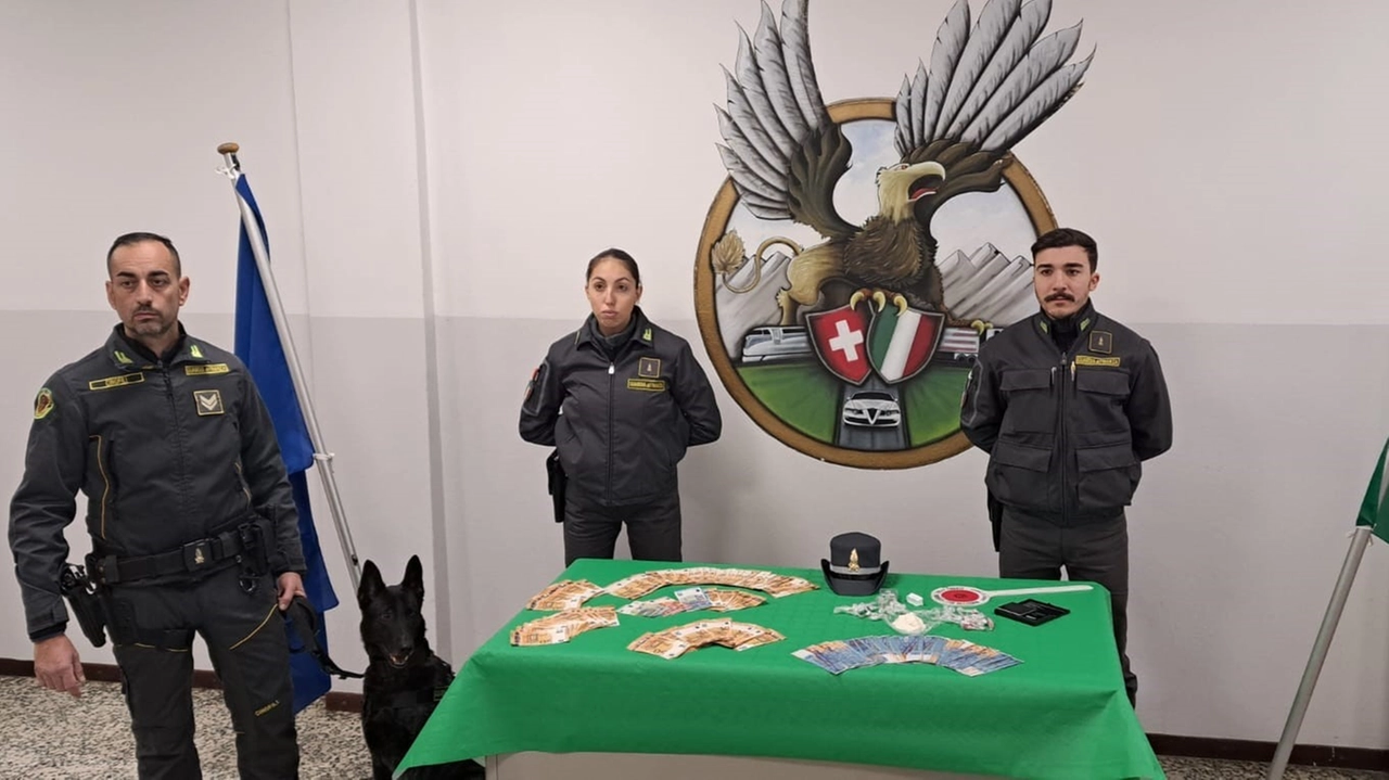 Droga e soldi sequestrati a Como