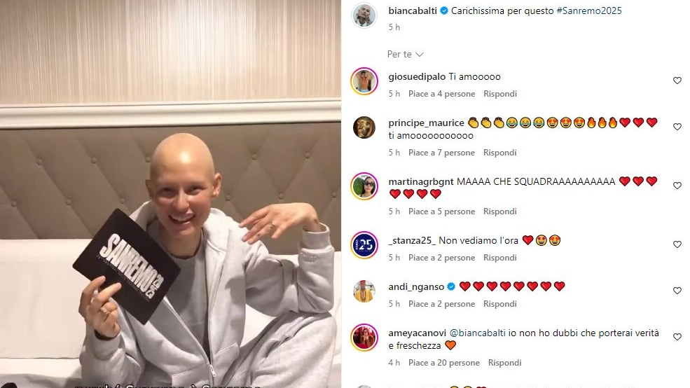 Il post di Bianca Balti su Instagram
